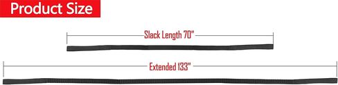 Bike Bungee Tow Rope, All Bicycle Leash for Kids Adult Long Trip MTB & Cycling Pull Strap (Black) AC429 in Saudi Arabia