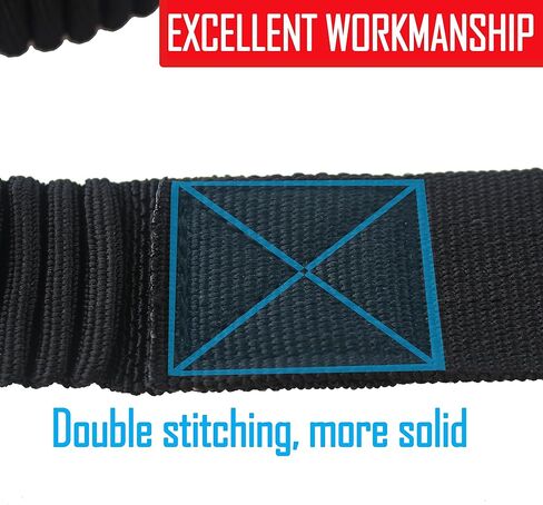 حبل سحب بنجي للدراجة، جميع مقود الدراجة للأطفال والبالغين للرحلات الطويلة MTB وركوب الدراجات (أسود) AC429 in Kuwait