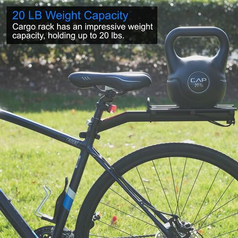 Lumintrail Bike Cargo Rack, Seatpost Mounted Bicycle Luggage Carrier with 20 LBs Weight Capacity for Trunk Bags and Quick Release Handle in Saudi Arabia