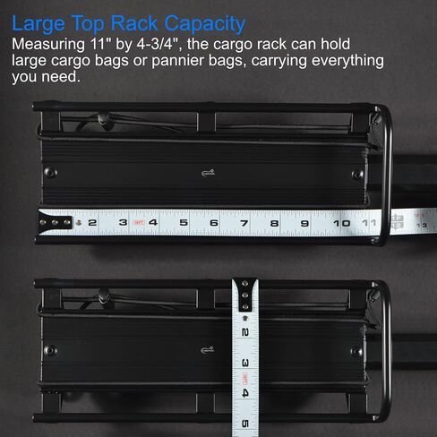 Lumintrail Bike Cargo Rack, Seatpost Mounted Bicycle Luggage Carrier with 20 LBs Weight Capacity for Trunk Bags and Quick Release Handle in Saudi Arabia