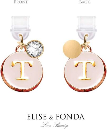 ELISE & FONDA TP20 Type-C USB منفذ شحن مضاد للغبار، قابس صغير مستدير على شكل حرف T للهاتف الخلوي لهاتف Samsung Galaxy/Huawei/OnePlus/Xiaomi/oppo وهواتف Android الجديدة (بلانشدالموند) in Kuwait