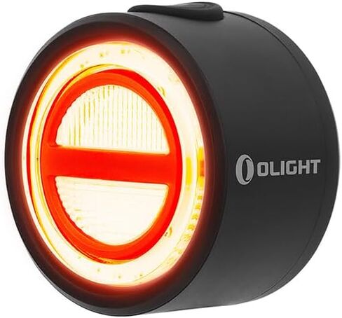 ضوء خلفي للدراجة OLIGHT BS 100، ضوء دراجة خلفي 100 لومن رؤية 260 درجة، نطاق قابل للعرض 1000 متر، مصابيح استراحة للدراجة قابلة لإعادة الشحن من النوع C، مقاومة للماء IPX6 لراكبي الدراجات على الطرق والحضر in Kuwait