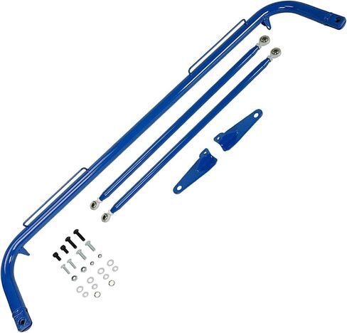 49" Universal Iron Racing Safety Seat Belt Chassis Roll Harness Bar Rod Fit for Ford Honda Mitsubishi and more, Works with All 4-Point, 5-Point and 6-Point Seat Belts (Red) in Kuwait