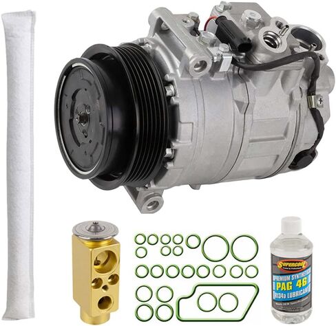 لمرسيدس SLK350 2010 2011 ضاغط التيار المتردد ومجموعة إصلاح مكيف الهواء - BuyAutoParts 61-93553RK جديد in Saudi Arabia