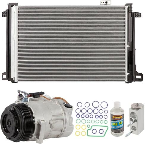 For Mercedes E350 2015 2016 A/C Kit w/AC Compressor Condenser & Drier - BuyAutoParts 61-94236R6 New in Saudi Arabia