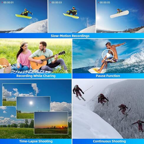 كاميرا فيديو كاميرا فيديو بدقة 4K، كاميرا تسجيل فيديو للرؤية الليلية بالأشعة تحت الحمراء بدقة 56 ميجابكسل لـ YouTube (MIC) in Kuwait