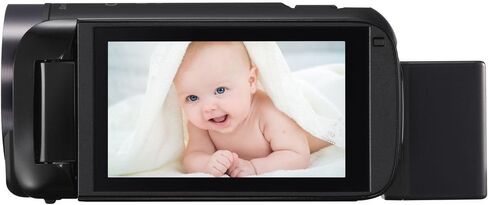 كاميرا كانون VIXIA HF R700 عالية الدقة مع تكبير متقدم 57x، فيديو 1080P، شاشة لمس 3 بوصة ومعالج الصور DIGIC DV 4 - أسود (متجدد) in Saudi Arabia