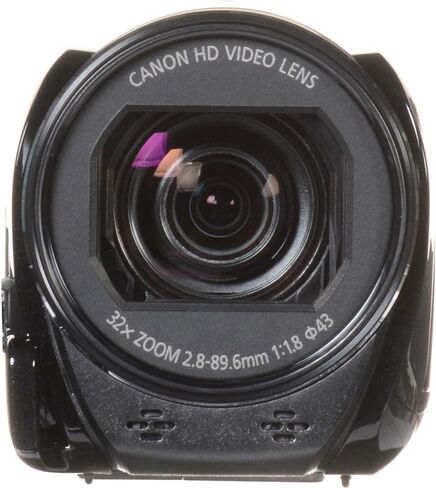 كاميرا كانون VIXIA HF R700 عالية الدقة مع تكبير متقدم 57x، فيديو 1080P، شاشة لمس 3 بوصة ومعالج الصور DIGIC DV 4 - أسود (متجدد) in Saudi Arabia