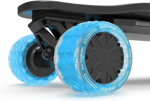 IWONDER CLOUDWHEEL دونات 105 مللي متر محور المحرك كم الحضرية جميع التضاريس على الطرق الوعرة عجلات التزلج الكهربائية لمحرك المحور ألواح التزلج الكهربائية in Kuwait