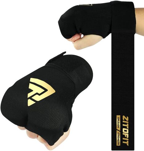 Boxing Wraps MMA Gloves Inner, Hand Wraps Thick Knuckle Padded Inner Gloves Quick 63cm Long Wrist Straps, Muay Thai MMA Kickboxing Martial Arts Punching Speed Bag Training Bandages in Saudi Arabia