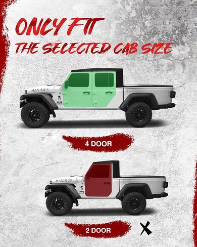 KYX Running Boards for 2020-2023 Jeep Gladiator JT 4 Doors, 5 inches Side Steps Nerf Bars Fine Texture Black Step Rails Rock Slider in Saudi Arabia