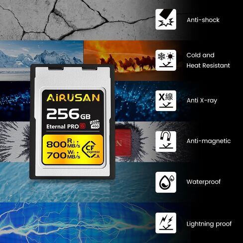 256GB CFexpress Type A Card, Up to 800MB/s Read Speed & 700MB/s Write Speed, CFexpress Type A Memory Card for RAW 4K/8K Video Recording in Saudi Arabia
