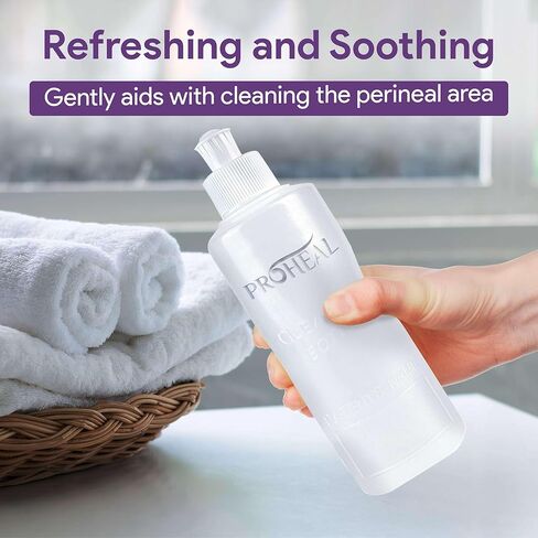 زجاجة بيري للعناية بعد الولادة - 8 أونصة، 3 عبوات - زجاجة ضغط محمولة وطبية مع أغطية لمنظف غسول العجان in Kuwait