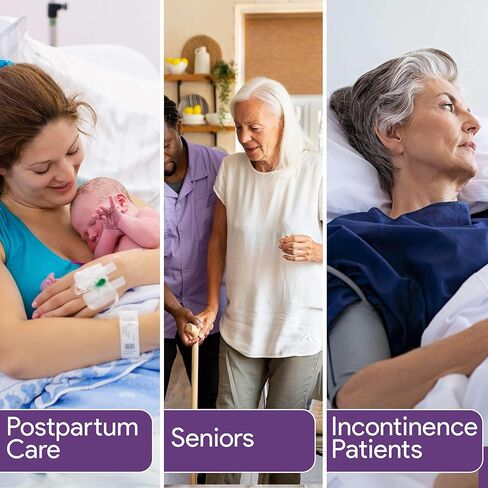 زجاجة بيري للعناية بعد الولادة - 8 أونصة، 3 عبوات - زجاجة ضغط محمولة وطبية مع أغطية لمنظف غسول العجان in Kuwait