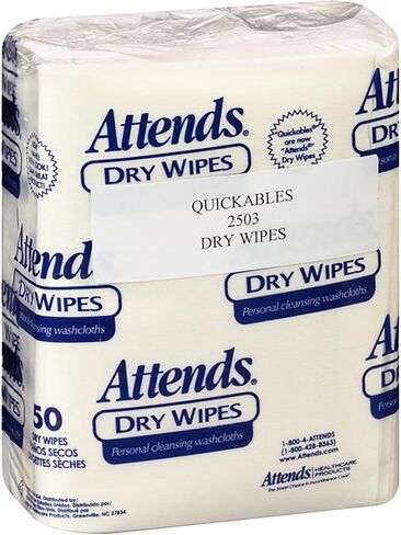 ATTENDS Washcloth Quickables 10 X 13" Disposable (#2503, Sold Per Pack) in Saudi Arabia