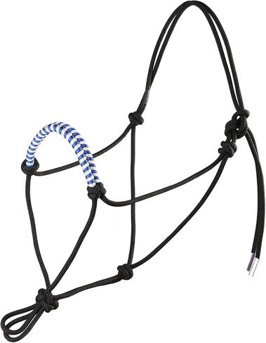 Harrison Howard Rope Halters for Horses Super Sturdy Horse Rope Training Hollow Out Style with 4 Knot 1/4" Stiff Halter Cord Standard in Saudi Arabia