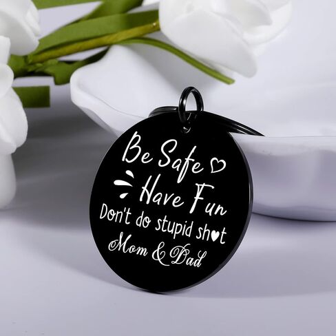 هدية للابن من الأم Don't Do Stupd Sht Keychain لابن ابنة العودة إلى المدرسة هدية مضحكة هدية عيد ميلاد التخرج للمراهقين الأولاد والبنات المراهقات فكرة هدية عيد الحب in Saudi Arabia