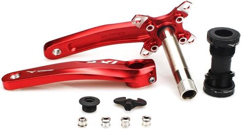 Bike Crank Arm Set Mountain Bike Crank Arm Set 175mm 104 BCD with Bottom Bracket Kit and Chainring Bolts for MTB BMX Road Bicyle, Compatible with Shimano, FSA (1 Pair) in Kuwait