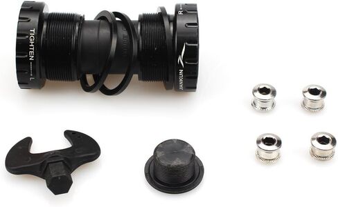 Bike Crank Arm Set Mountain Bike Crank Arm Set 175mm 104 BCD with Bottom Bracket Kit and Chainring Bolts for MTB BMX Road Bicyle, Compatible with Shimano, FSA (1 Pair) in Kuwait