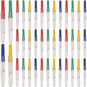 Seam Ripper Set 120 Pack, Mini Thread Cutter Tools for Sewing, Cross Stitch Unpicker with Safety Ball Tip, Multicolor Plastic Handle, DIY Craft Supplies for Embroidery