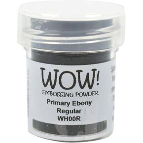 Wow Embossing Powder 15ml-Primary Ebony