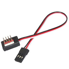 2pcs jr style servo cable 1 ذكر إلى 4 أنثى y تسخير يقود سلك الخائن الرصاص 3 pin jr plug 4-in-1 لـ RC Cars Airplane Drone Drone Sender Wire (2pcs)