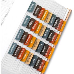 Mr. Pen- Bible Tabs, 75 Tabs, Velvet Ember, Laminated Bible Tabs for Women and Men, Bible Tabs for Study Bible, Bible Index Tabs, Bible Book Tabs, Bible Labels Tabs, Mr Pen Bible Tabs