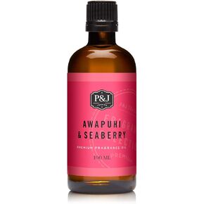 P&J Trading Hurting Oil | Awapuhi & Searberry Oil 100ml - رائحة الشموع لصنع الشموع ، وروائح الطازجة ، وصنع الصابون ، وروائح زيت الناشر