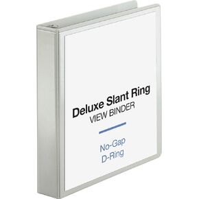 Business Source 1 1/2" Slant-D Ring Binder