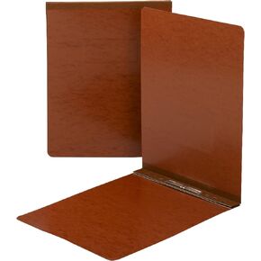 Smead Pressboard Report Cover, Metal Prong Top Fastener with Compressor, 2" Capacity, Letter Size, Red, 25 per Box (81725)