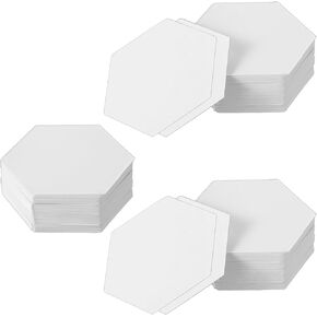 300Pcs Paper Piecing for Quilting 1 Inch Hexagon Quilting Templates White Paper Piecing Templates for Quilting Sewing Patchwork Craft DIY