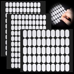 250pcs Clear Poster Putty Adhesive Removable Sticky Tack for Wall Hanging 0.54"x0.31"& 0.79"x0.39" Double Sided Sticky Glue Dots for Crafts Balloons Festival Party Home Office Decoration