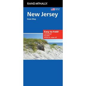 Rand McNally Easy to Fold: New Jersey Laminated Map