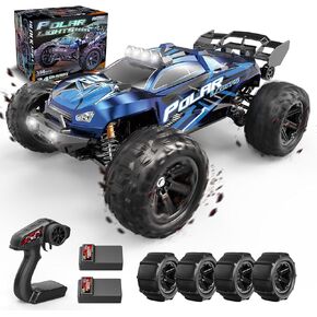 RC Cars 1:14 All Terrain RC Car للبالغين والأولاد ، 4WD على الطرق الوعرة RC Truck عالية السرعة بسرعة 40+ kph