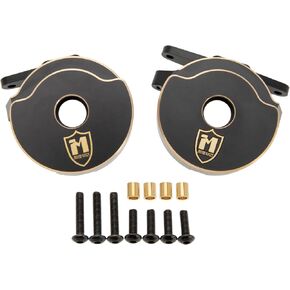 MEUS RACING Brass Steering Knuckles for for Vanquish H10 Optic Sparco Yokohama RTR 1/10 RC Crawler Upgrades Parts, L-124grams/R-128grams