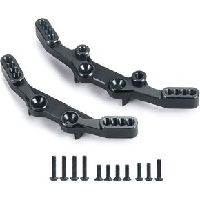 2PCS RC من الألمنيوم وبرج الصدمة الخلفية RC صدمات مثبطات مثقبة مثبتة ل 1/10 TRA-XXAS