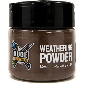 Weathering Powder, Peat Pigment for Model Terrain Scenery and Vehicles by Huge Minis - 30ml Flip-Top Container