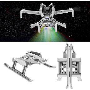 LICHIFIT Foldable Landing Gear with Flash LED Lights for DJI Mini4 Pro Drone Illuminated Extended Legs Warning Flashing Light Heightening Bracket Kickstand