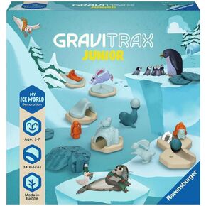 Ravensburger Gravitrax Junior Extension Ice - Ramble Run ، STEM and Construction Toys for Kids Year 3 Years Up - Kids Gifts