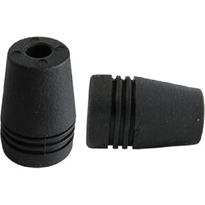 Q2i String Stopper Pair - Durable Rubber Stoppers & Replacement for String Tamer, Tri-Fusion Vane Adhesion Technology, Cord Lock, Drawstring Cord Locks, Draw String Clip, Rubber Stopper for Archery
