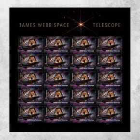 James Webb Space Telescope (Sheet of 20) First-Class Mail Forever Postage Stamps 2022 Scott 5720