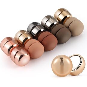 10 Pairs Hijab Magnets Hijab Pins for Women Multi-Purpose Strong Hijab Magnets Colorful Pinless Hijab Magnet Pins Magnetic Buttons for Clothing Ccarf Pin Shawl Pin,Shiny and Matte Style
