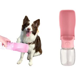 Dog Water Bottle, Outdoor Companion Portable Pet Folding Water Bottle, Leak-Proof Design, Lightweight for Hiking and Travel