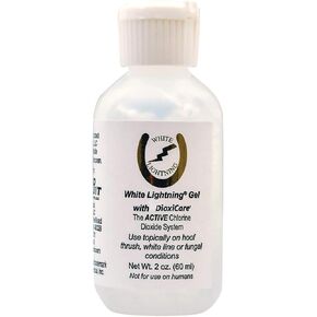 Grand Circuit 2 Oz White Lightning Gel Dioxicare Hoof Thrush White Line Fungal Conditions Horses Pigs Cattle