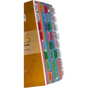 Laminated Book Tabs for CPT 2025 Professional Edition (AMA Version) – Durable, Color-Coded, and Repositionable Sticky Tabs – Includes Alignment Card & Blank Tabs (Book not Included)