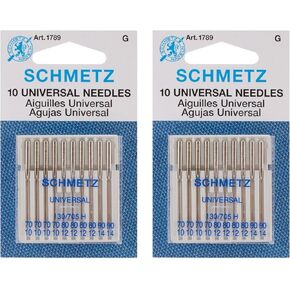 Euro-Notions Universal Machine Needles, 10-Pack (2 pack)