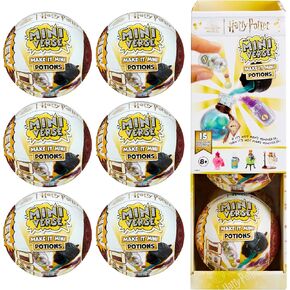 اجعلها Mini Potions Harry Potter Party Pack (6 Pack) Mini Collectibles - Mga's Miniverse ، التغليف الأعمى ، DIY ، لعب الراتنج ، جرعات النسخ المتماثلة ، وليس الصالحة للأكل ، جامعي ، 8+