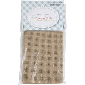 Riley Blake Zweigart Vintage Cloth Assortment by Lori Holt of Bee in My Bonnet | Aida, Tula, Cork Linen and Lugana Cross-Stitch Fabric for Stunning Needlework Creations (10-Count Tula Oatmeal)
