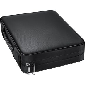Bible Covers with Book Boxes Made of Special Fireproof and Waterproof Material，Bible Organizer and Carrying Case for Medium Bibles 10.4 x 7.8 x 2.5 inches(black)