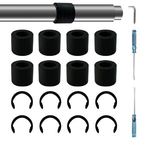 19pcs Rubber Roller Replacement Set, 8pcs Rubber Roller Replacements, 8pcs Rubber Roller Resolutions for Cricut Maker, 3pcs Repair Tools, Compatible with Cricut Maker/Maker 3, Durable and Long